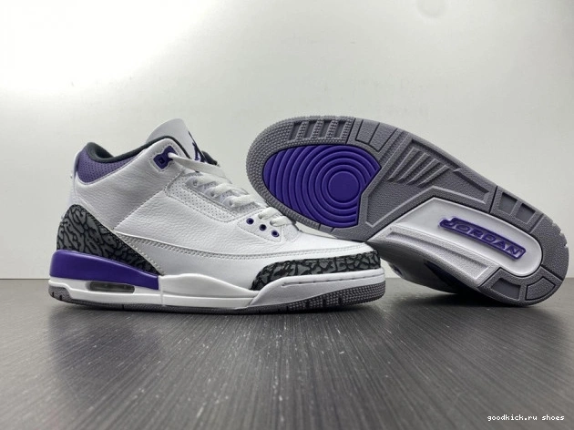 Rep 'Dark 3 CT8532-105 Air Retro Jordan Iris' 0814